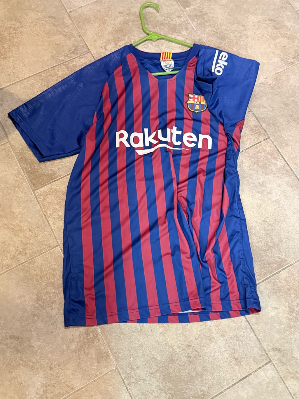 Barcelona 2011-12 Messi Home Kit Jersey Size Large
